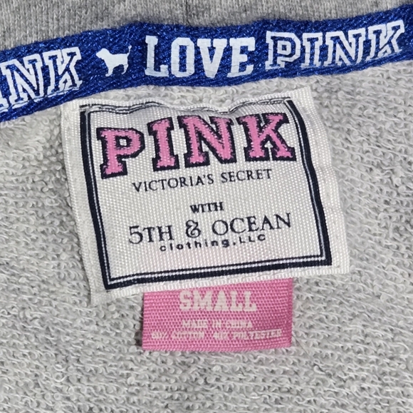 Victoria's Secret PINK 5th & Ocean Chicago Cubs pullover hoodie size small - Picture 3 of 3